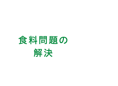 食料問題の解決
